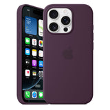 Official Apple Silicone Magsafe Rear Case Cover for iPhone 16 Pro - Plum