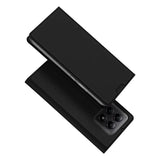 DUX DUCIS Skin Pro Faux Leather Wallet Flip Case for Xiaomi Redmi 14T Pro - Black