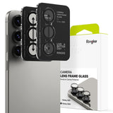 Ringke Camera Lens Frame Glass Protector 2 Pack for Samsung Galaxy S25+ Plus - Black