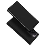 DUX DUCIS Skin Pro Faux Leather Wallet Flip Case for OPPO Reno12 Pro - Black