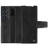 Nillkin Aoge Leather with Pen Holder Case for Samsung Galaxy Z Fold6 5G - Black