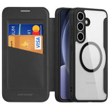 DUX DUCIS Skin X Pro Magnetic Flip Wallet Case for Samsung Galaxy S25+ (Plus) - Black