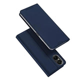 DUX DUCIS Skin Pro Faux Leather Wallet Flip Case for Sony Xperia 10 VI - Blue