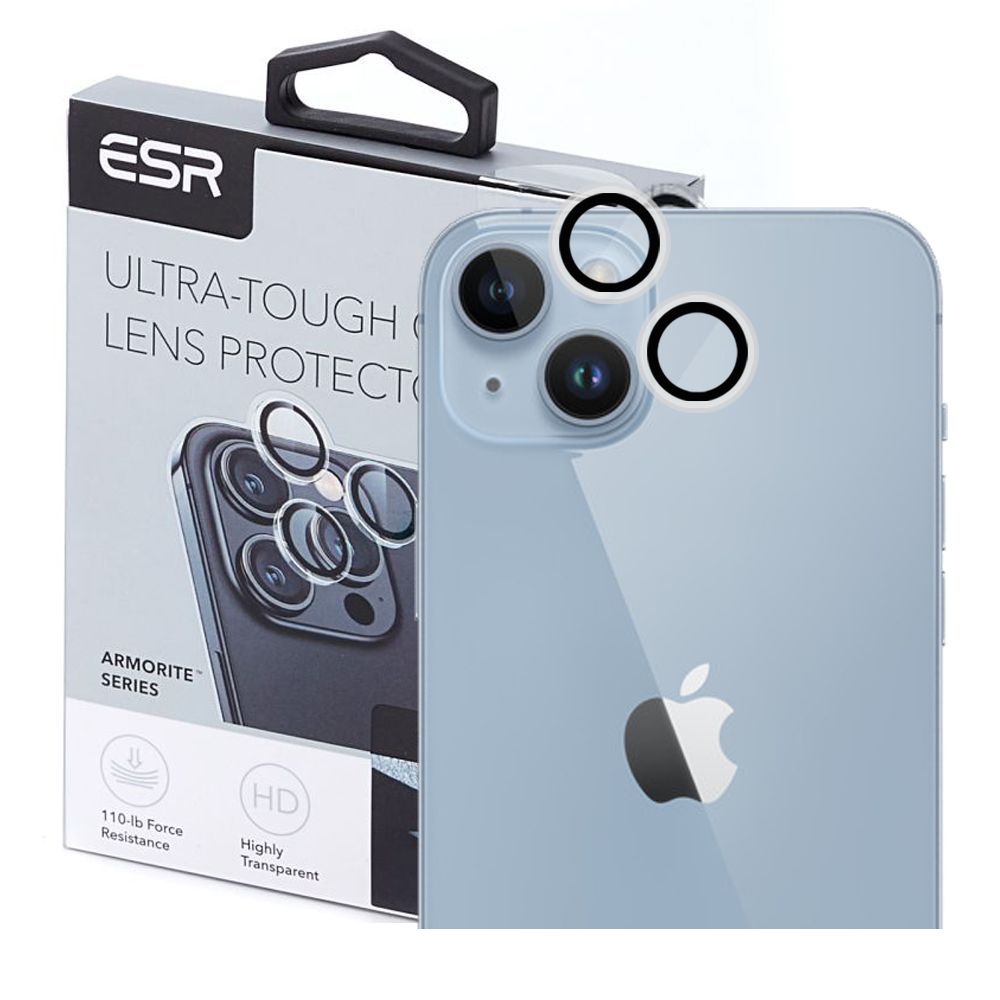 ESR Camera Lens Protector Cover & Styling for Apple iPhone 15 / 15 Plu –  GadgetWear