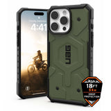 Urban Armor Gear (UAG) Pathfinder MagSafe Tough Case Cover for Apple iPhone 16 Pro - Olive