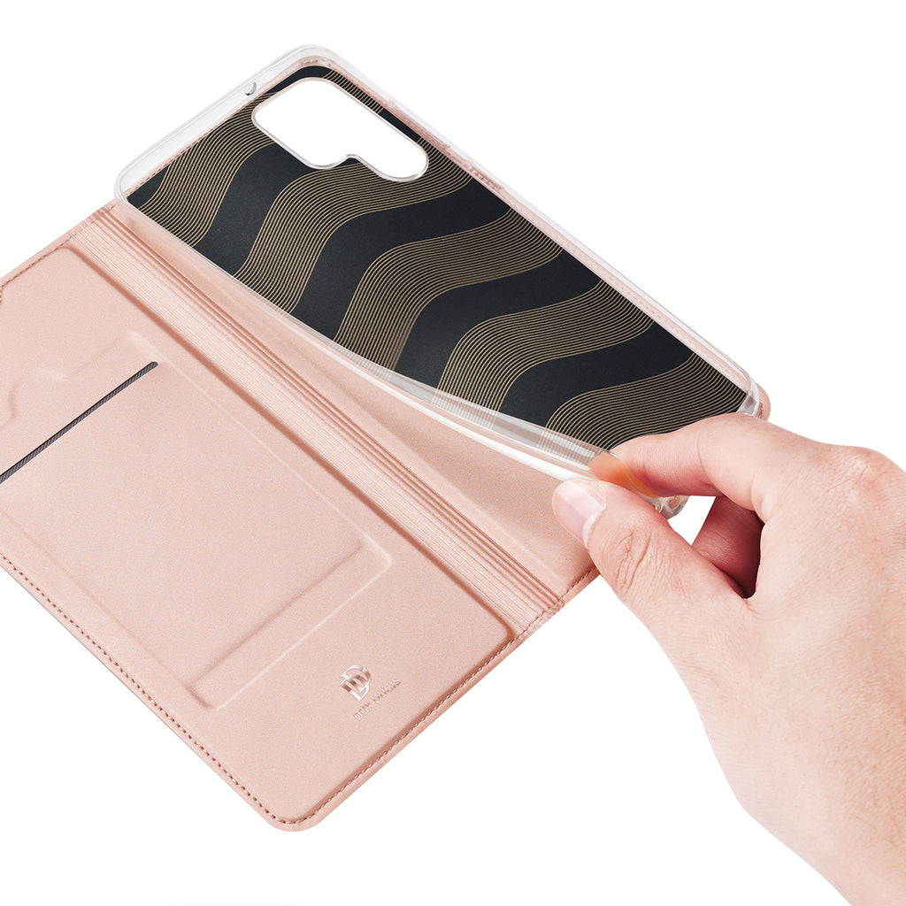 Dux Ducis Hivo Hülle Samsung Galaxy S23+ Flip Case Wallet Stand RFID Blocker  schwarz 