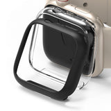 Ringke Slim Case Cover 2-pack for Apple Watch 7 (41mm) - Clear & Matte Black