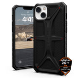 Urban Armor Gear (UAG) Monarch Tough Rugged Case for Apple iPhone 14 Plus - KEVLAR Black